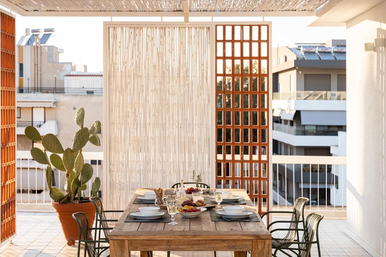 Sea View Beach Penthouse - Athens Coast Exterior foto